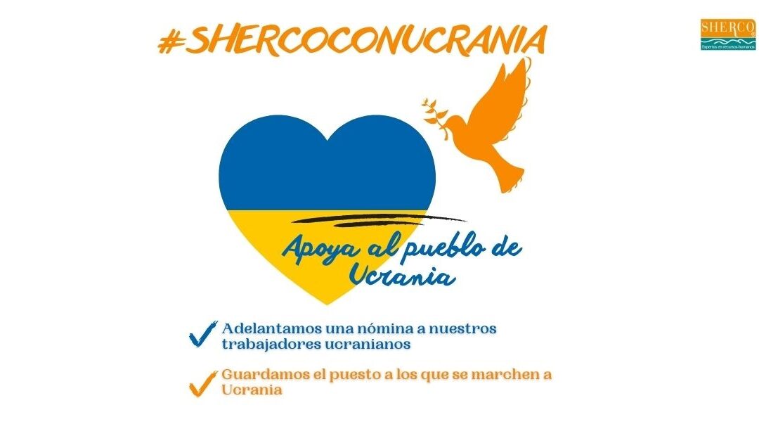 Grupo Sherco con el pueblo de Ucrania